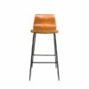 Barracuda Barstool Vegan Leather Tan SET OF 2