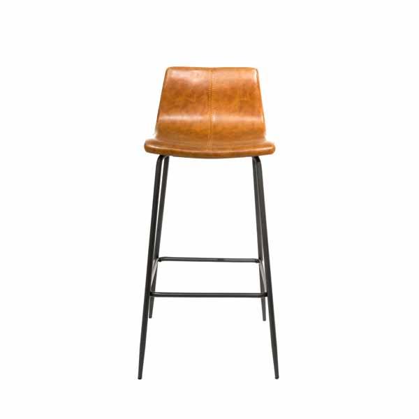 Barracuda Barstool Vegan Leather Tan SET OF 2