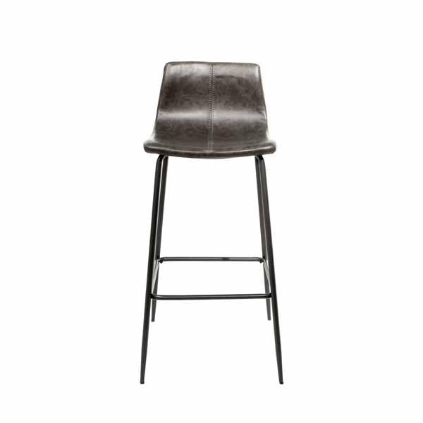 Barracuda Barstool Vegan Leather Grey SET OF 2