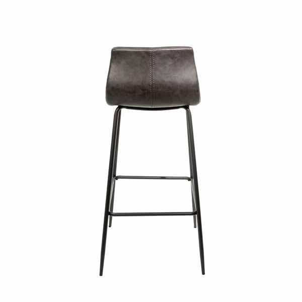 Barracuda Barstool Vegan Leather Grey SET OF 2
