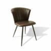 Shelby Dining Chair Vegan Leather Chestnut SET OF 2