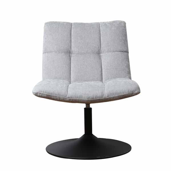 Mantis Swivel Chair - Chenille Grey