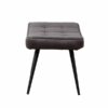 Pinto Footstool - Moleskin Mussel