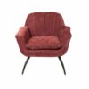 Shelby Cocktail Chair - Chenille Berry