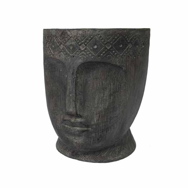 page_4885.jpg Set of 2 Carved head Plant pot