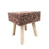 Cuba Square StoolResin Top