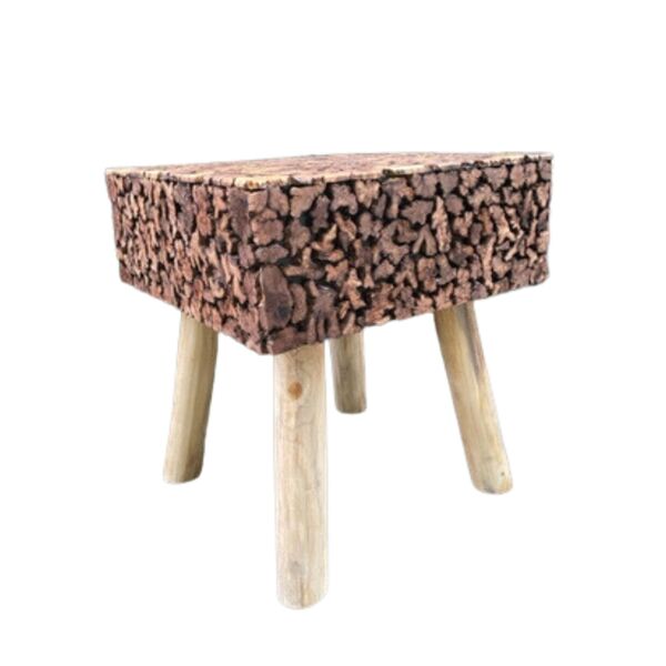 Cuba Square StoolResin Top