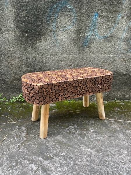 Cuba Oval Bench - Resin Top