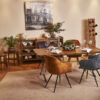 Enzo Dining / Occasional chair- charcoal