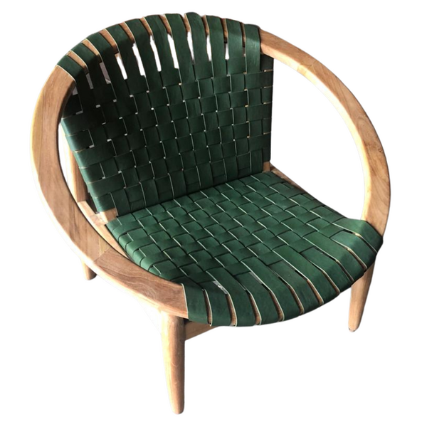Gladstone Moon Chair-Green