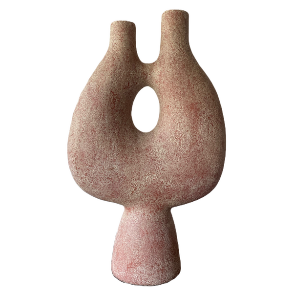 Lyre Vase - Antique Red