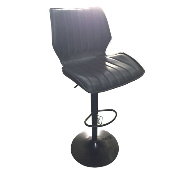 xr:d:DAFkrIkKpLQ:69,j:6535117697518501205,t:23062611 Alfa Gas Lift Bar Stool Vegan Leather Grey SET OF 2