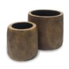 Flores Whorl Pots - Set of 2