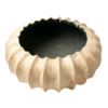 Flores - Scalloped Bowl - Old Cream (pack of 2)