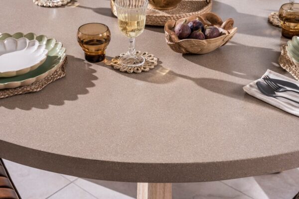 Aspect Oatmeal Round Dining Table