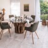 Leila Round Dining Table 160cm (10mm glass)