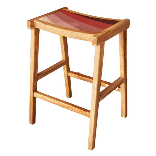Counter Stool - Pink Hues