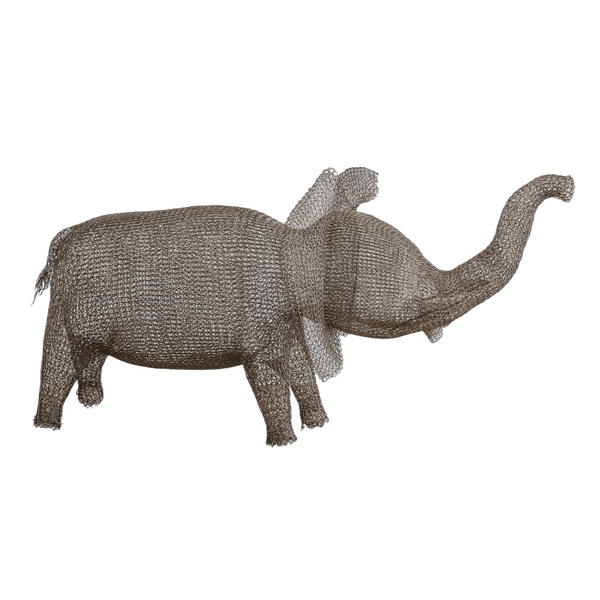 Knitted Wire Elephant