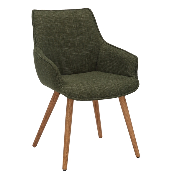 Bude Dining Chair - Olive Green Twill SET OF 2