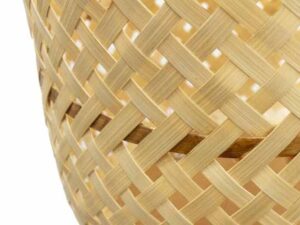 Bamboo and Rattan Planters- Set of 2