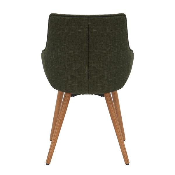 Bude Dining Chair - Olive Green Twill SET OF 2