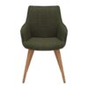 Bude Dining Chair - Olive Green Twill SET OF 2