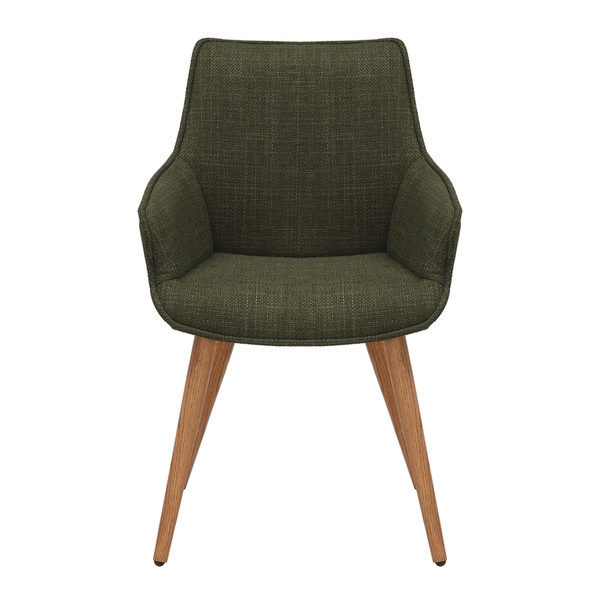 Bude Dining Chair - Olive Green Twill SET OF 2