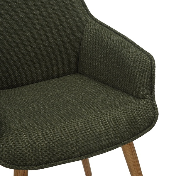 Bude Dining Chair - Olive Green Twill SET OF 2