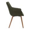 Bude Dining Chair - Olive Green Twill SET OF 2