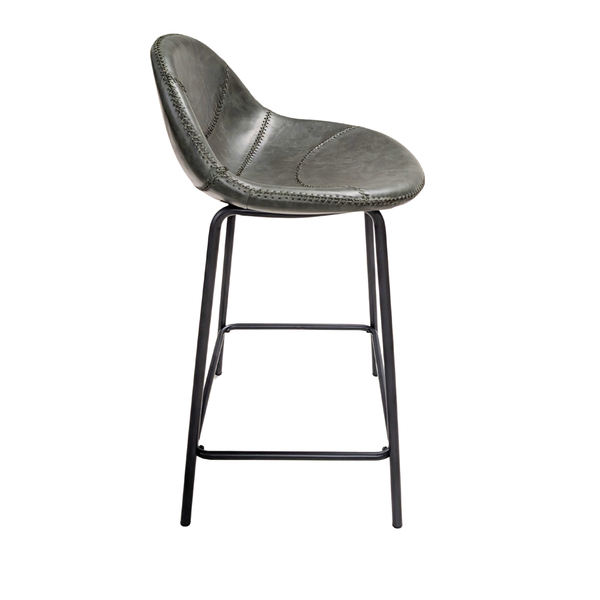 Baseball Counter Stool Forest Green SET OF 2
