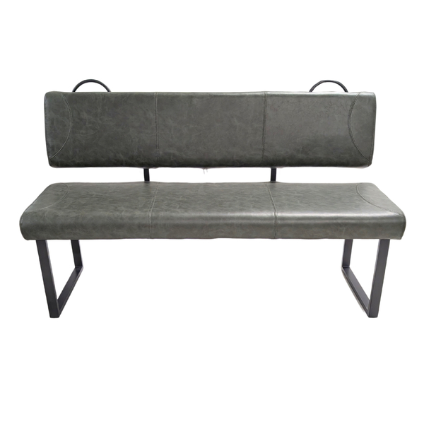 Healey Back Seat Vegan Leather Forest Green