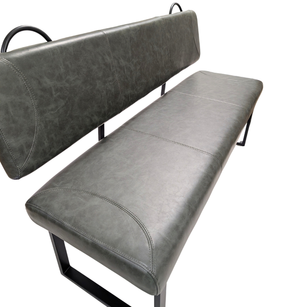 Healey Back Seat Vegan Leather Forest Green