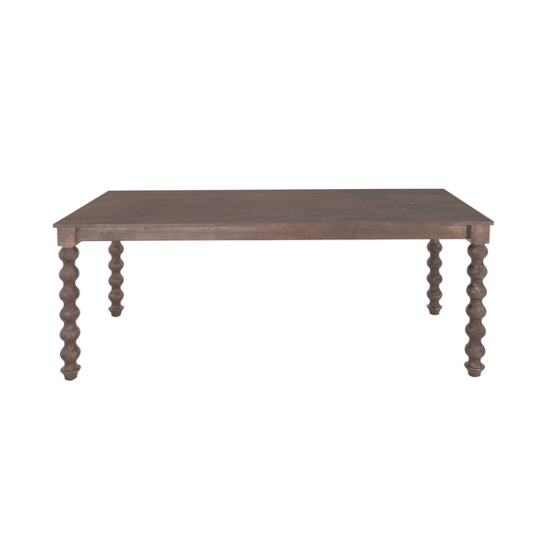 Carob Rectangular Dining Table Greywash - 160cm