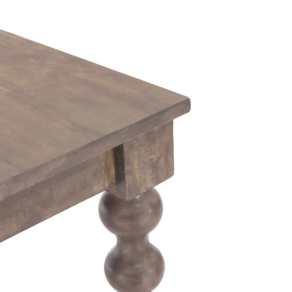 Carob Rectangular Dining Table Greywash - 160cm
