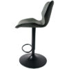 Alfa Gas Lift Bar Stool Vegan Leather Forest Green SET OF 2
