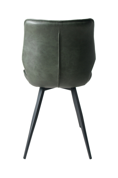 Alfa Dining Chair Vegan Leather Forest Green SET OF 2
