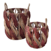 Double Wave Set of 2 - Terracotta