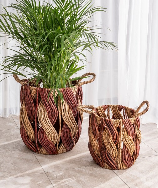 Double Wave Set of 2 - Terracotta