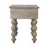 Carob Bedside - Greywash