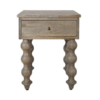 Carob Bedside - Greywash