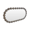 Carob Oval Mirror - Greywash