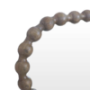 Carob Oval Mirror - Greywash