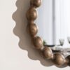 Carob Oval Mirror - Greywash