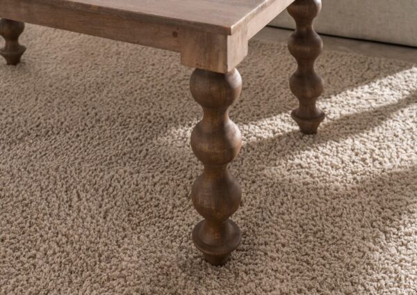 Carob Coffee Table - Greywash