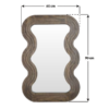 Wiggle Mirror - Greywash