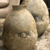 Large Buttoned Pot - Sand