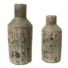 Set of 2 Bottle Vase - Granite