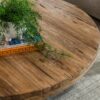 Rustic Mammoth Round Coffee Table