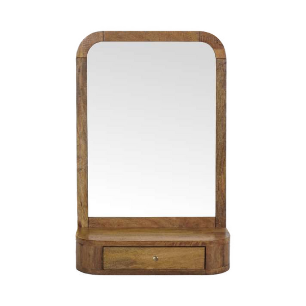 Mango Lounge Mirror with Shelf
