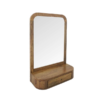 Mango Lounge Mirror with Shelf